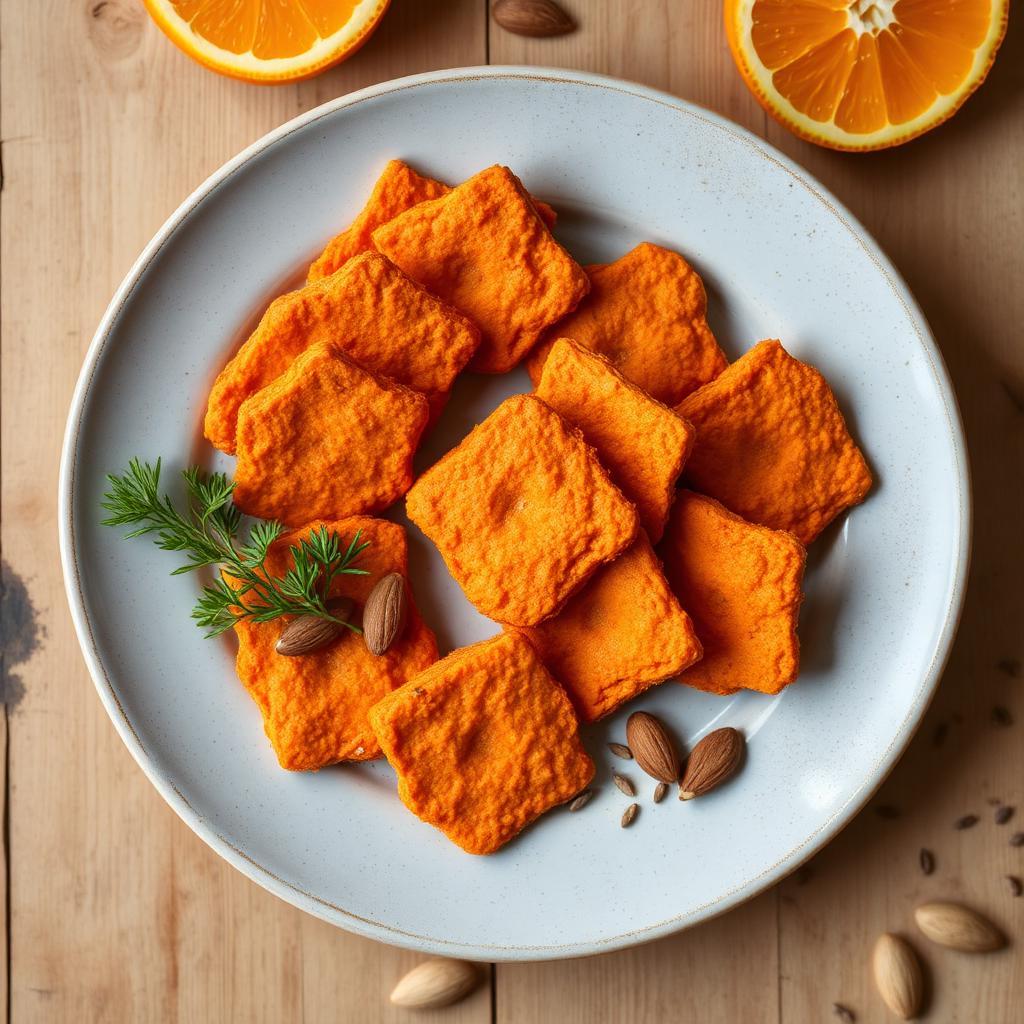 Crackers de carottes & curry