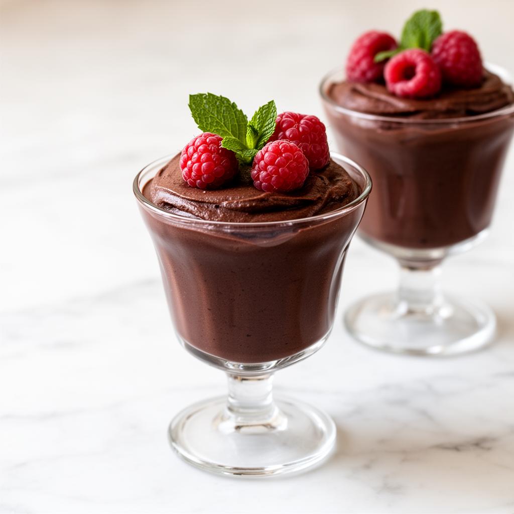 Mousse au chocolat & avocat
