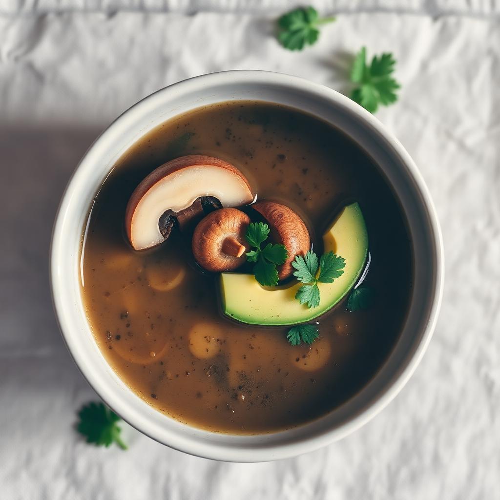 Soupe de champignons facile